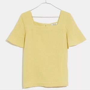 Madewell Light Spun Harlow Square Neck Top 1X